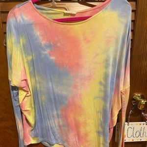 Tie  dye ODDY long sleeve‎ tee